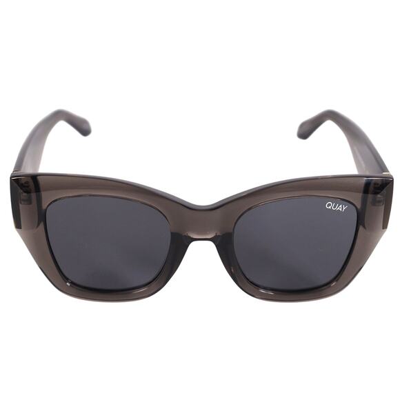 Quay Australia AFTER HOURS Bevel Sunglasses - Crystal Black / Smoke RX - NWT - Picture 8 of 10